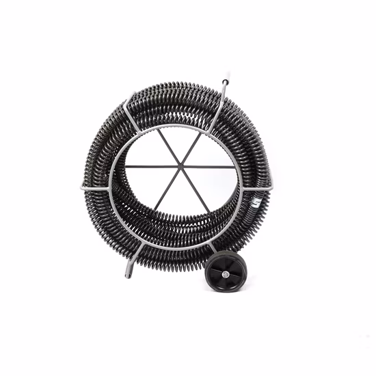 30mm Spring Drain Cleaner Cleaning Snake Plumbing Tools 60′ Long 1 1/4" Cable