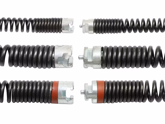 Ferramentas de encanamento de cobra de limpeza de limpeza de drenagem de mola de 30mm 60′ de comprimento 1 1/4
